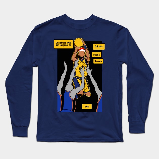 Reggie Christmas Long Sleeve T-Shirt by Indy_Afro